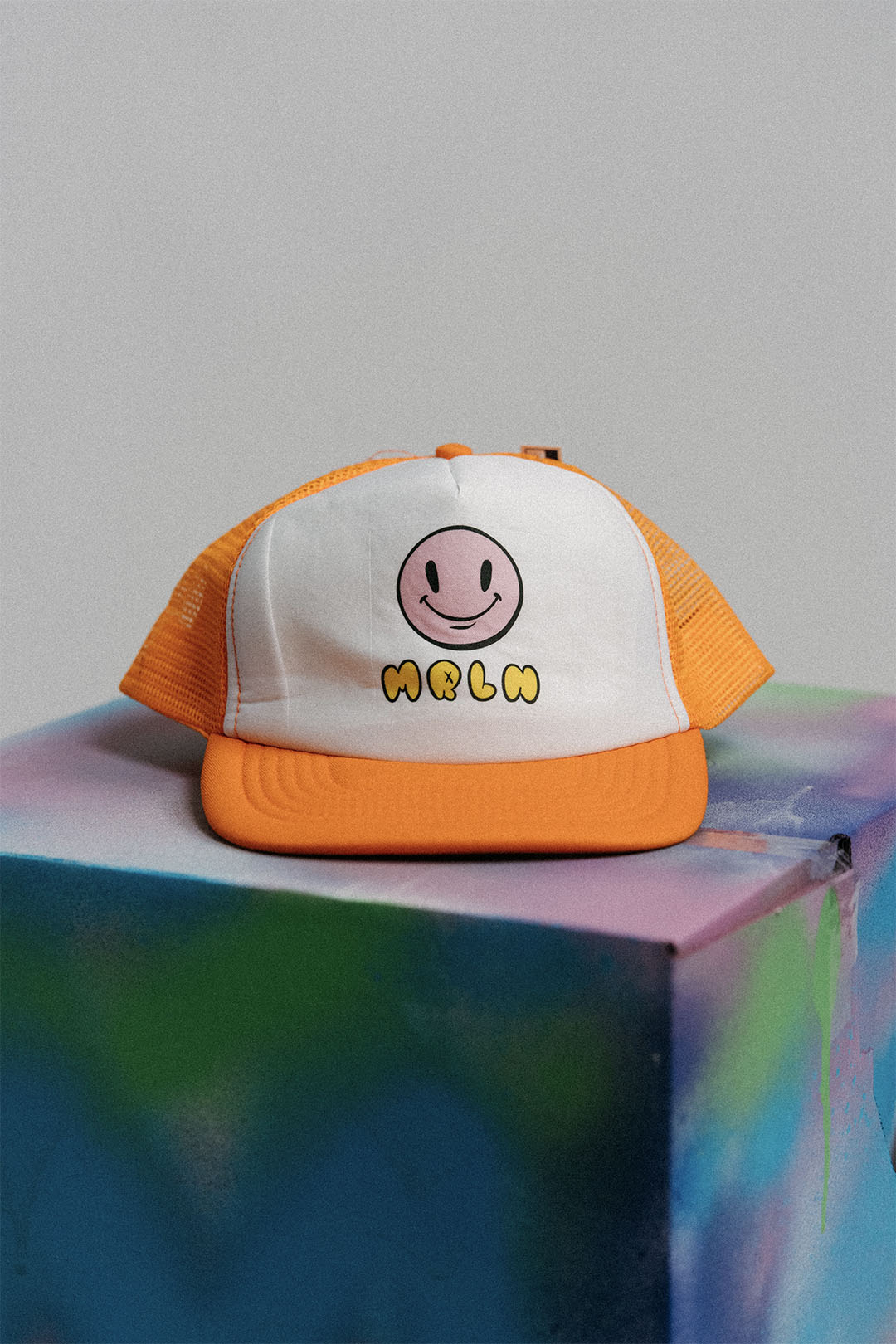 Gorra Trucker Naranja Marlon